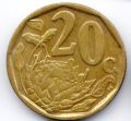 Южная Африка---20 центов 2007г.