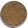 Канада---1 цент 1916г.