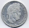 Франция---5 франков 1837г.Луи Филиппе 1