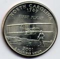 Соединенные Штаты Америки - цент (25) 2001г.Северная Каролина