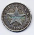 Куба 1 песо 1933 г. №1