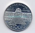 франция 100 франков 1993 г. 200-летие Лувра