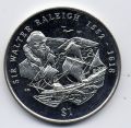 Британские Виргинские острова---1 доллар 2002г.