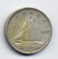 Канада---10 центов 1950г.