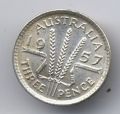 австралия---3 пенса 1957г.