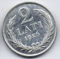 Латвия---2 лата 1926г.